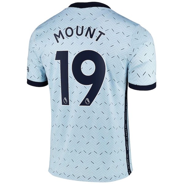 Camiseta Chelsea NO.19 Mount 2ª 2020-2021 Azul